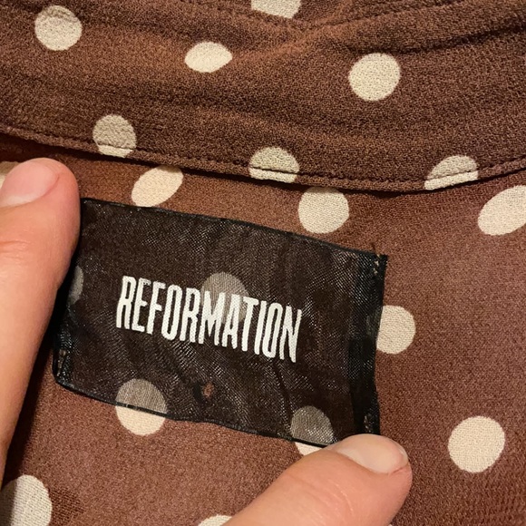 COPY - Reformation Cute Polkadot Short Summer Dress - Picture 6 of 7